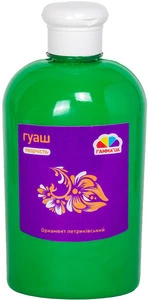 Фарба гуашева 500 мл зелена Творчість (404213)