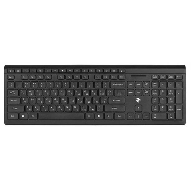Клавіатура Slim Wireless USB провідна Black (U0422035)