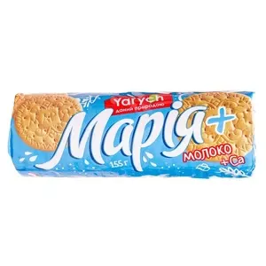 Печиво Ярич Марія з молоком і кальцієм 180 г (367074)
