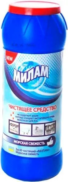 Порошок для чищення Мілам Морська свіжість дезінфекція без хлору 500 г (290540)