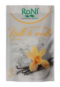 Крем-мило рідке RoNi "Milk & Vanilla" з гліцерином запаска 450 мл (440047)