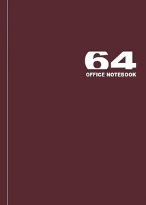 Зошит офісний  А5 64арк.143х200 клітинка тверда палітурка (201245)