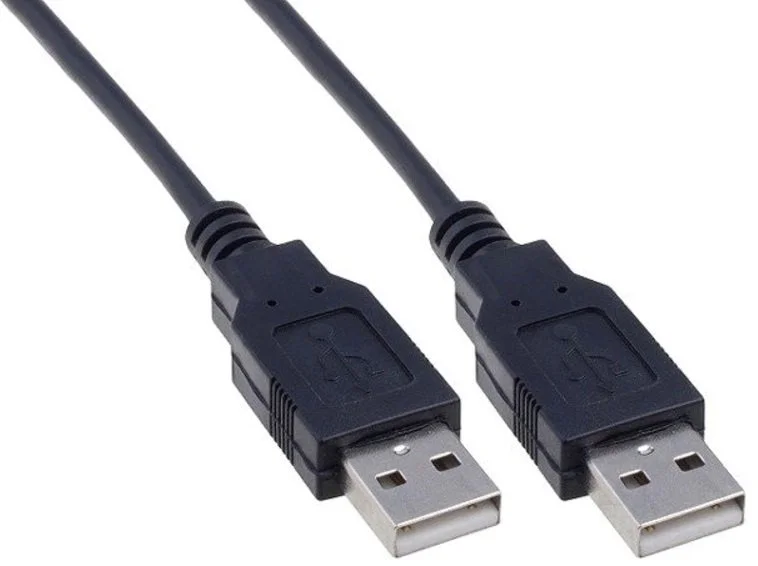 Дата кабель USB 2.0 AM/AM 1.0m Digitus (AK-300100-010-S) 