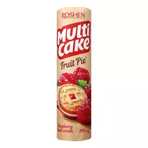 Печиво ROSHEN Multicake з начинкою малина-крем 195 г (2877)