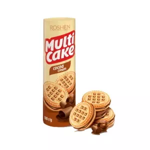 Печиво ROSHEN Multicake з начинкою какао 180 г (2879)