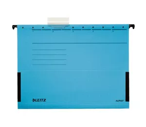 Файл підвісний Leitz Alpha А4 з боковим обмежувачем синій  (19860035)