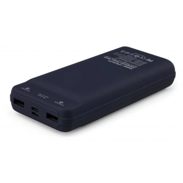 Повербанк Vinga VPB2QLSP 20000 mAh QC3.0 Display soft touch purple (U0399402). Фото 3