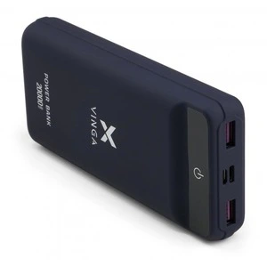 Повербанк Vinga VPB2QLSP 20000 mAh QC3.0 Display soft touch purple (U0399402). Фото 6