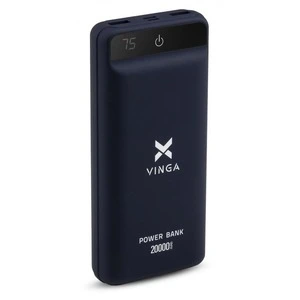 Повербанк Vinga VPB2QLSP 20000 mAh QC3.0 Display soft touch purple (U0399402)