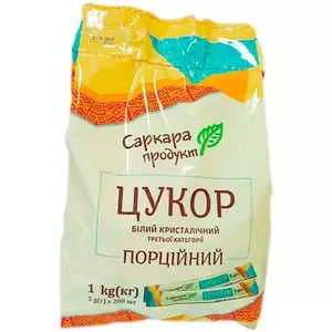 Цукор Саркара у стіках 5 г х 200 шт (390664)