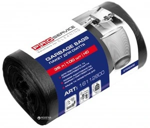 Пакети для сміття ProService Optimum 35 л 30 шт чорний (16117800)