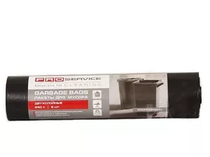 Пакети для сміття ProService 240л 10 шт 90x125 см чорний міцний (16240600)