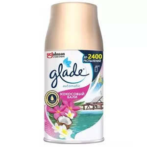 Змінний балон для освіжувача повітря Glade Кокосове балі 269мл (234602)