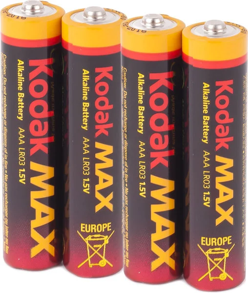 Батарейки Kodak max LR03/AAА alkaline 1.5V 1 шт/уп. (953510)