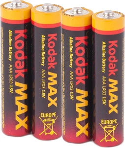 Батарейки Kodak max LR03/AAА alkaline 1.5V 1 шт/уп. (953510)