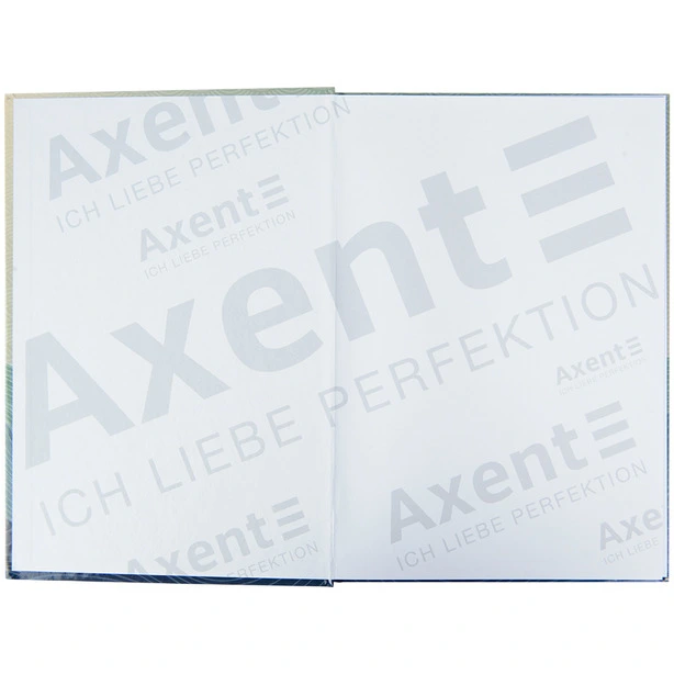 Зошит офісний Axent Waves А4 96 арк. клітинка тверда палітурка синя (8422-562-A). Фото 2