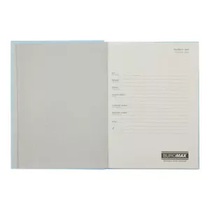 Зошит офісний Buromax FAVOURITE PASTEL А5 96 арк.клітинка тверда обкл блакитна (BM.2410-414). Фото 3