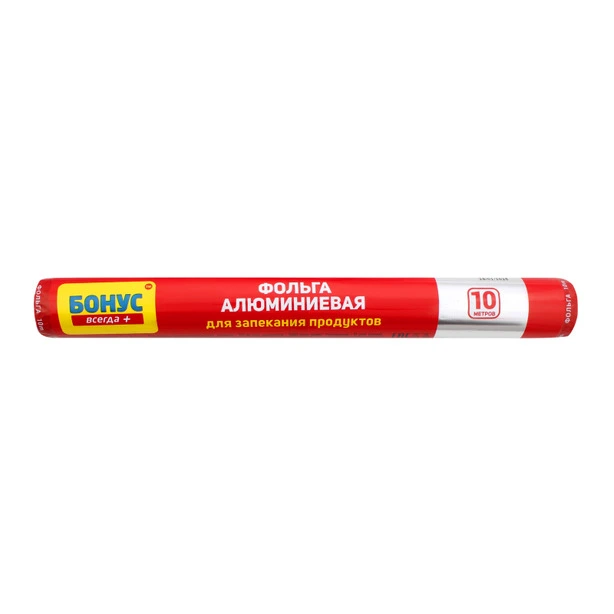 Фольга алюмінієва 28смх10м 9мкм Бонус (485272)