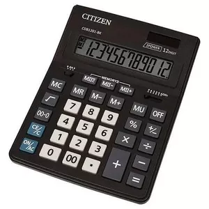 Калькулятор офісний Eleven CDB-1201BK чорний 12-и розрядний 155х205х35 мм (CDB-1201)