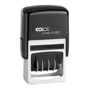 Датер пластиковий Colop 4 мм. 24х45 мм. рядків 1 (S260)
