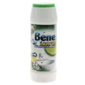 Порошок для чищення посуду кахля сантехніки Bene Dry Abrazive Lemon 500 г (6653054)