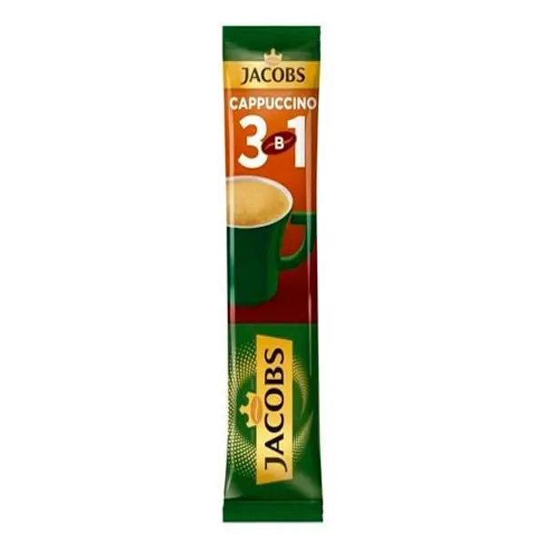 Кава розчинна у стіках 3в1 Jacobs Cappuccino 12 г х 1 шт (290601)
