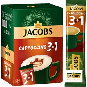 Кава розчинна у стіках 3в1 Jacobs Cappuccino 12 г х 24 шт (290601)