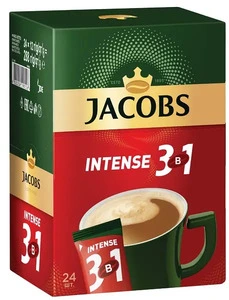 Кава розчинна у стіків Jacobs Intens 12 г х 24 шт (290519)