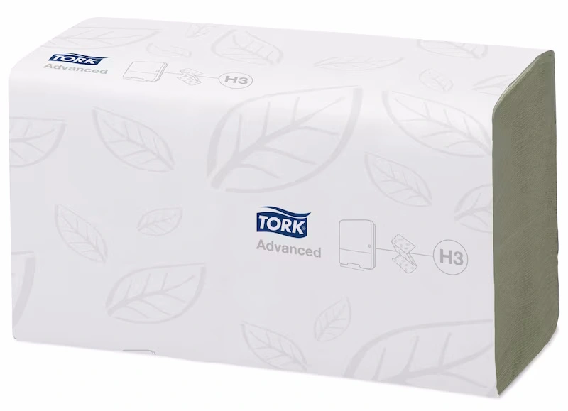 Рушники паперові V-складання Tork Advanced 2-х шарові 250 арк білі (290143)