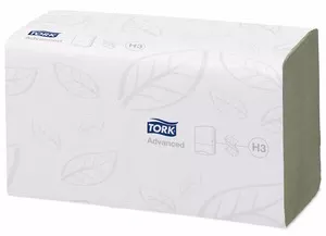 Рушники паперові V-складання Tork Advanced 2-х шарові 250 арк білі (290143)