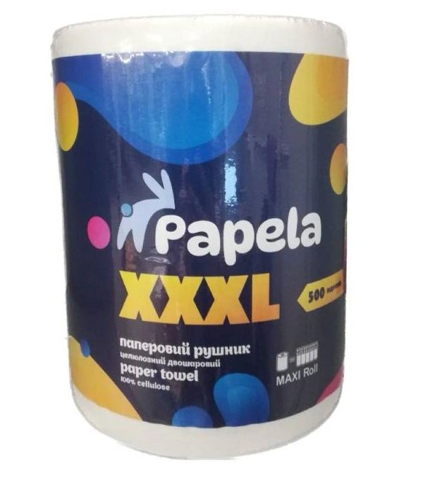 Рушники паперові Papela XXXL 2-х шарові 1 рул/уп (940099)