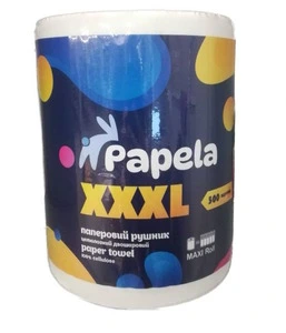 Рушники паперові Papela XXXL 2-х шарові 1 рул/уп (940099)