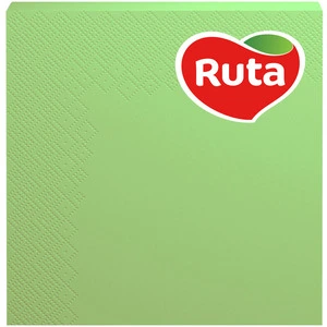 Серветки зелені Ruta 33х33 см 3-х шарові 20 шт/уп (741614)