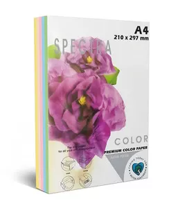 Набір кольорового паперу Spectra Color Rainbow Pack Light А4 160г/м2 10х10 50арк. (16.4254)