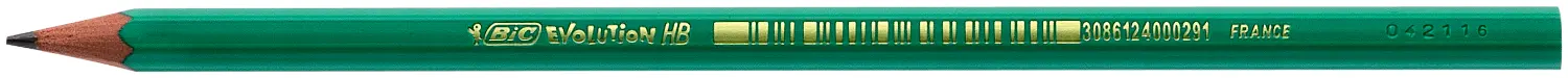 Олівець чорнографітний BIC Evolution пластиковий шестигранний HB без гумки (bc8803112)