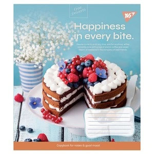Зошит шкільний YES Desserts А5 96 арк. лінія м'яка політурка.  (766506)