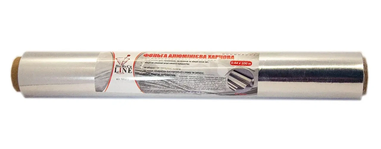 Фольга алюмінієва HoReCa Line 44мм х 65м 10мкм (215987)