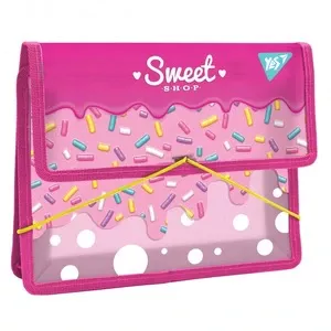 Папка для зошитів YES Sweet Cream В5 пластикова на резинці (491993)