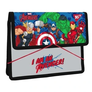 Папка для зошитів YES Marvel.Avengers В5 пластикова на резинці (491997)
