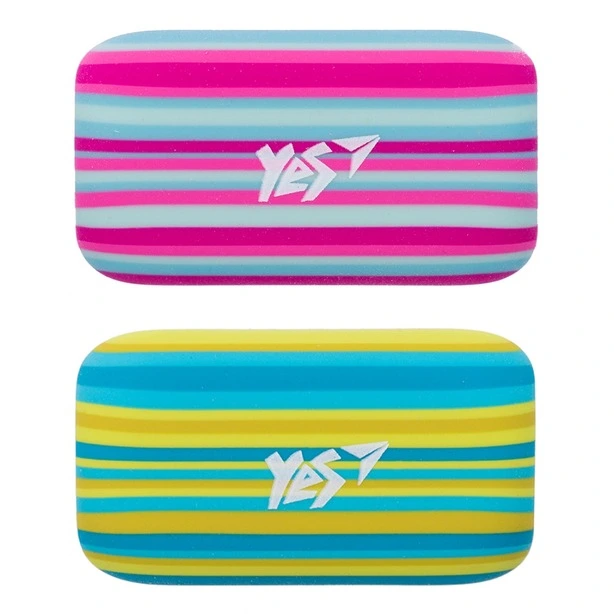 Гумка фігурна YES "Stripes" 2 кольори/уп. стирає олівець (560528). Фото 2
