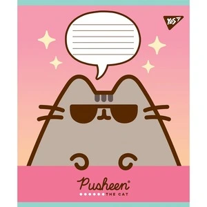 Зошит шкільний YES Pusheen А5 12 арк. клітинка м'яка політурка (766190). Фото 3