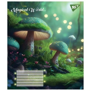 Зошит шкільний YES Magical world А5 12 арк. коса лінія м'яка політурка (766309). Фото 2