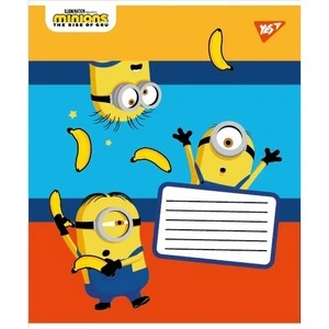Зошит шкільний YES Minions2 А5 12 арк. коса лінія м'яка політурка (766198). Фото 4