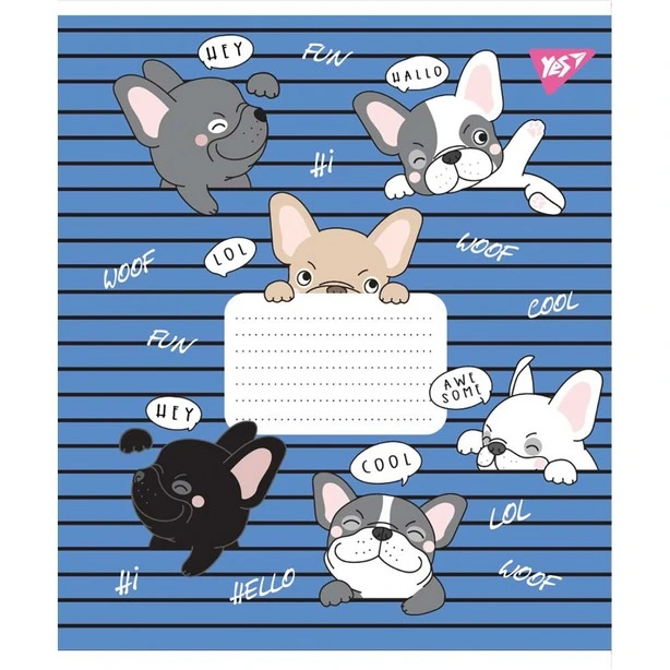 Зошит шкільний 1 Вересня Funny animals А5 18 арк. клітинка м'яка політурка (765826)