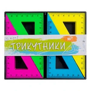 Трикутник YES прямокутний флуор. 11 см  (370305). Фото 3