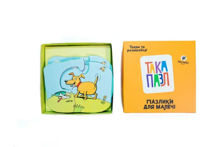 Пазлики для малечі "Песик" ТАКА МАКА (170001-UA). Фото 2