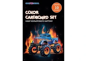 Набір кольорового картону Cool For School А5 10 арк. (CF21002-03)