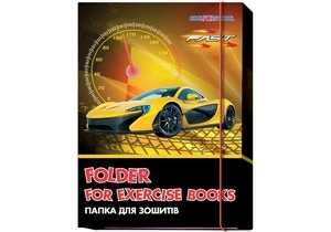 Папка для зошитів Cool For School В5 ламінований картон на гумці  (CF32006-02). Фото 2