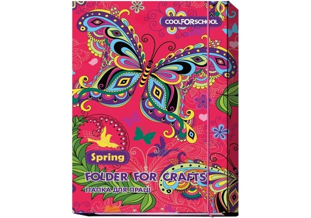 Папка для праці Cool For School А4 ламінований картон на гумці (CF32005-09)