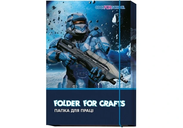 Папка для праці Cool For School А4 ламінований картон на гумці (CF32005-01)